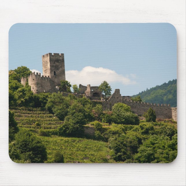 Mousepad Castelo de Knight em Wachau Áustria (Frente)