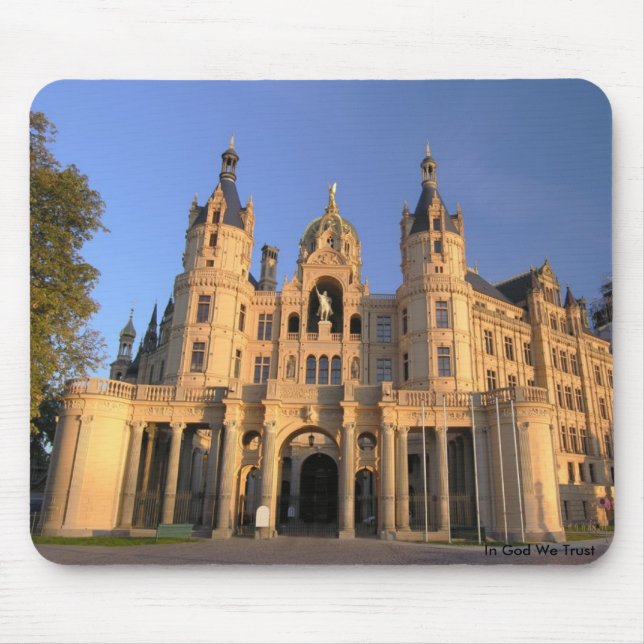Mousepad Castelo de Schwerin em Alemanha (Frente)