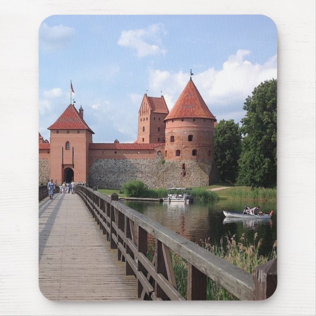 Mousepad Castelo de Trakai Island - Lituânia — (Frente)