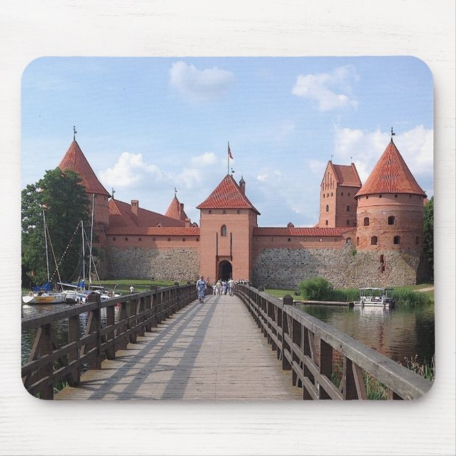 Mousepad Castelo de Trakai Island - Lituânia — (Frente)