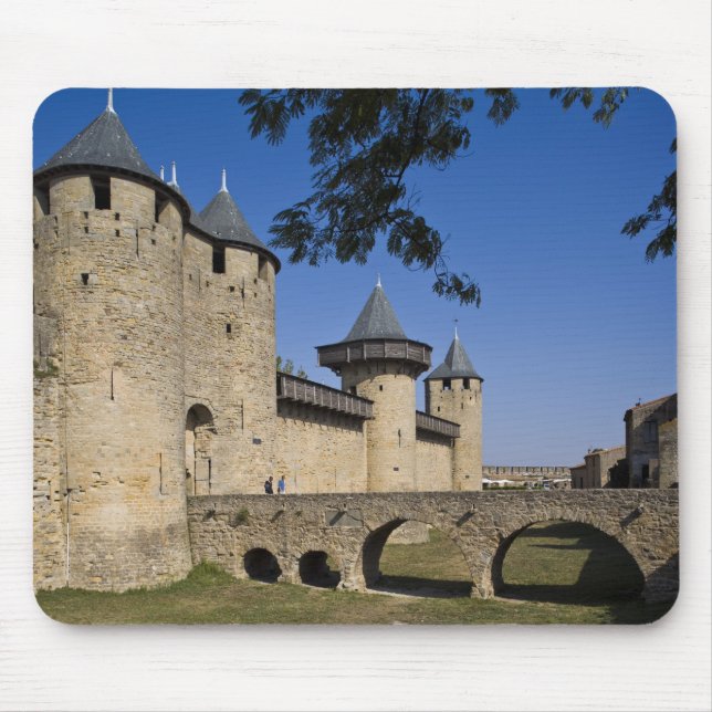Mousepad Castelo dos Condes, Carcassonne, Aude, Languedoque (Frente)