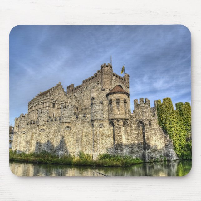 Mousepad castelo em Gante (Frente)