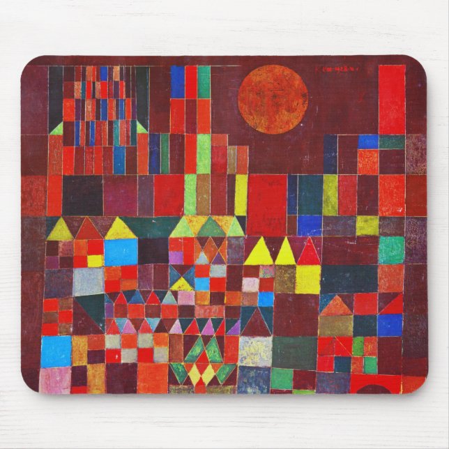Mousepad Castle e Sun, Paul Klee (Frente)