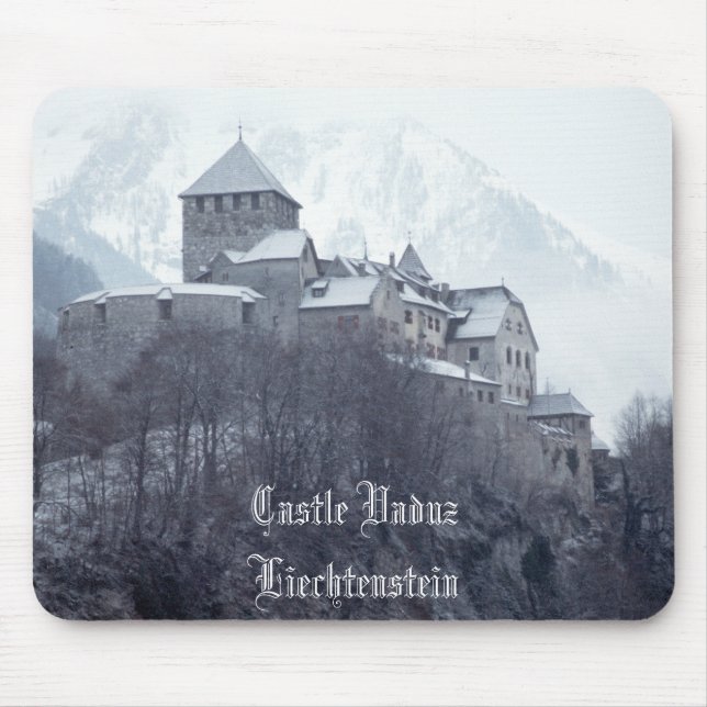 Mousepad Castle Vaduz Liechtenstein (Frente)