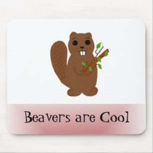 Mousepad Castor de desenho animado