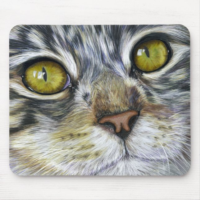Mousepad Cat Art - Pisca (Frente)