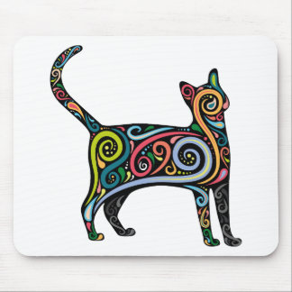 MOUSEPAD CAT COLORIDO