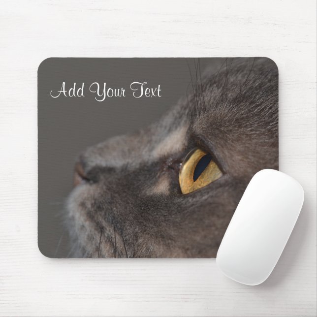 Mousepad Cat Eye-Macro por Shirley Taylor (Com mouse)