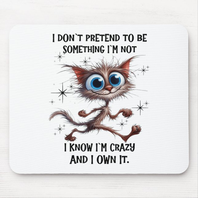 Mousepad Cat I Não Tende A Estar A Sofrer Não Sei Im Cr (Frente)