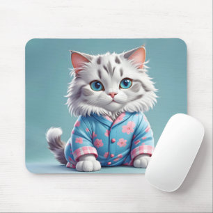 Mousepad Cat In Pajamas