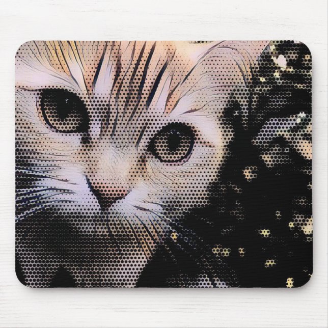 Mousepad Cat, Kitten, Gustaf (Frente)