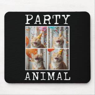 Mousepad Cat Lover Animal Pensava Que Feliz Aniversário De