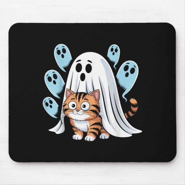 Mousepad Cat Meme Funny Soky Halloween Kitty  (Frente)