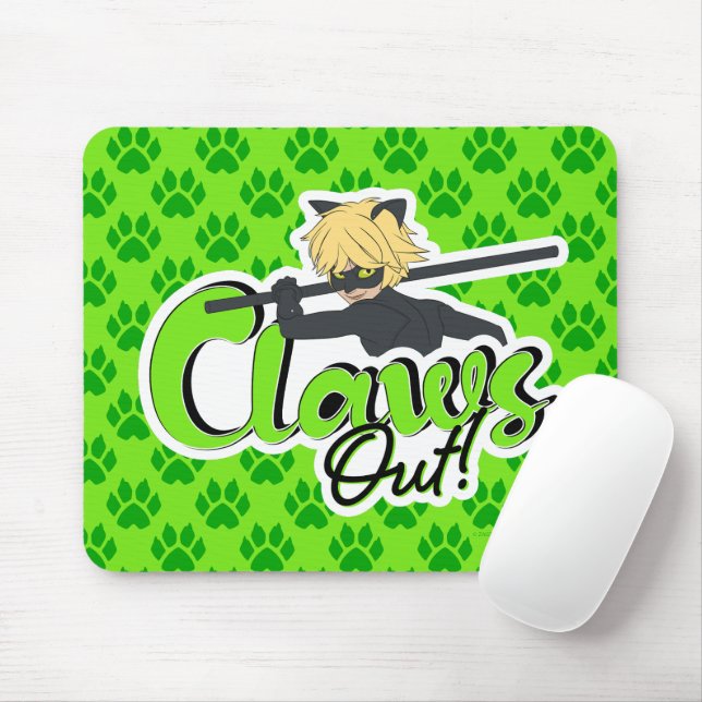 Mousepad Cat Noir | Fecha! (Com mouse)