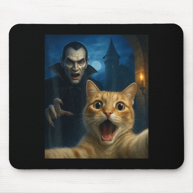 Mousepad Cat Selfie With A Vamre Funny Cat  (Frente)