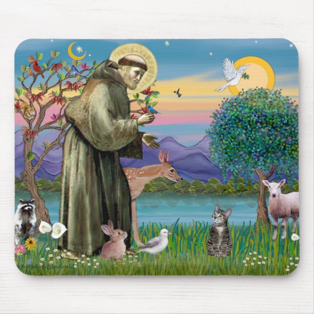 Mousepad Cat (Tabby 2) - Santo Francis (Frente)