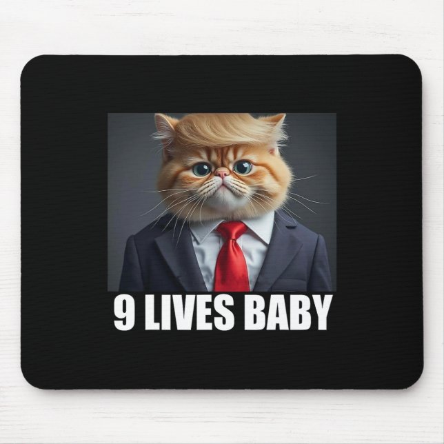 Mousepad Cat Trump 9 Vive Bebê Engraçado Gpresente De Gato  (Frente)