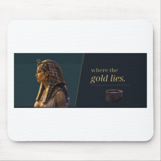 Mousepad Catacumbas de Ouro Retrato Egípcio Citação Literár