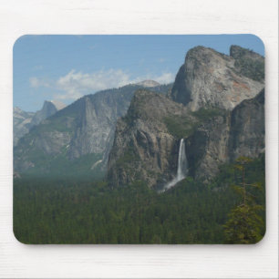 Mousepad Cataratas Bridalveil e Half Dome em Yosemite
