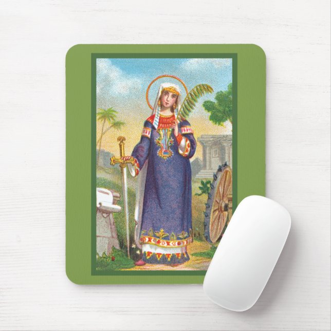 Mousepad Catarina de Alexandria, vestida egípcia (Com mouse)