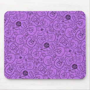 Mousepad Catastrophe mousepad, lilac