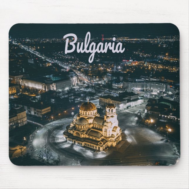 Mousepad Catedral da Bulgária Capital Sofia Alexander Nevsk (Frente)