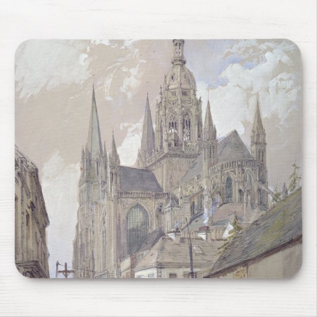 Mousepad Catedral de Bayeux, vista do sudeste (Frente)