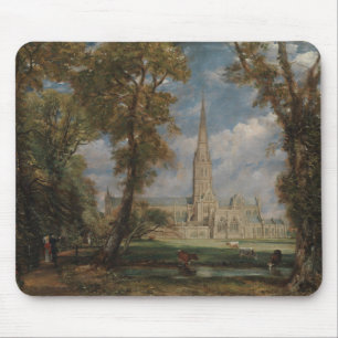 Mousepad Catedral de John Constable Salisbúria do Bish
