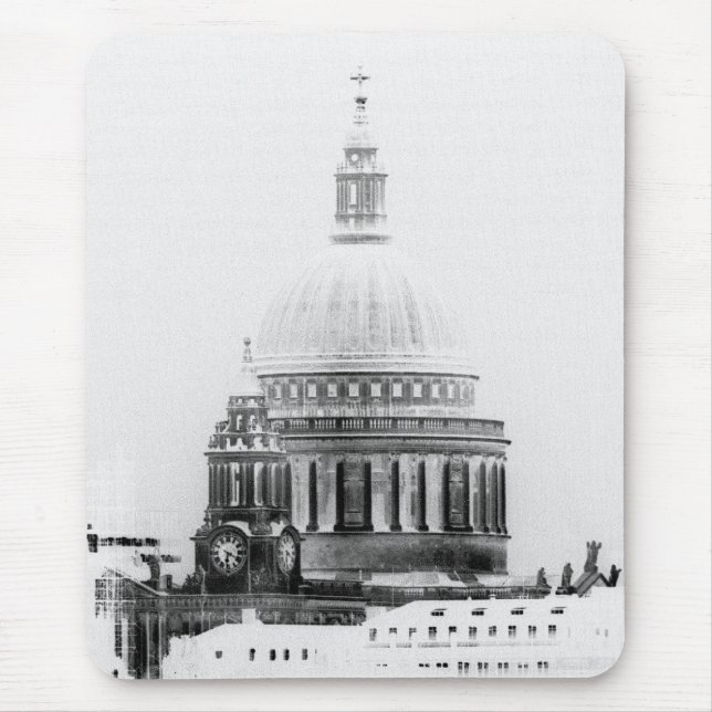 Mousepad Catedral de Paul da rua (Frente)