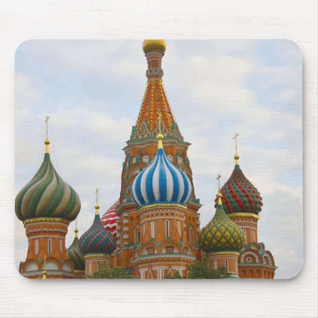 Mousepad Catedral de São Basílio no Largo Vermelho, Moscou (Frente)