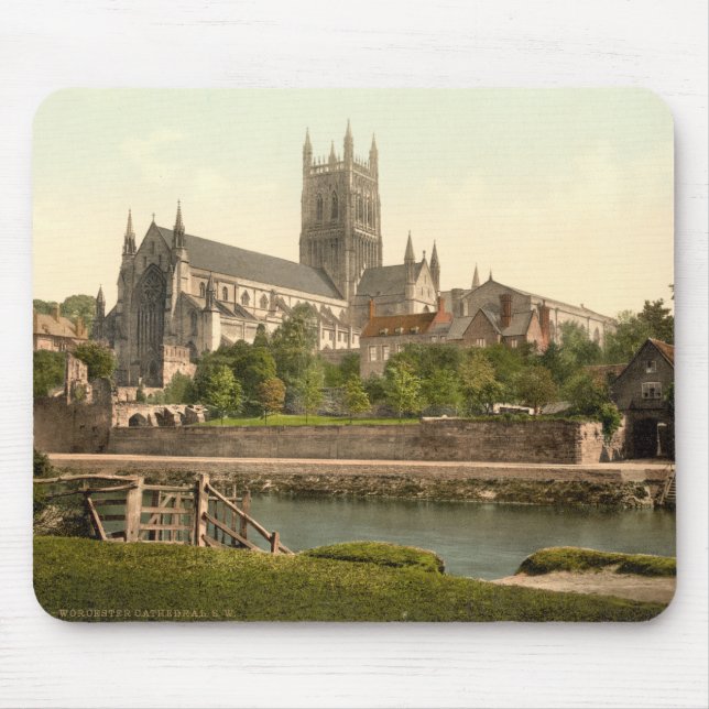 Mousepad Catedral II de Worcester, Worcestershire, (Frente)