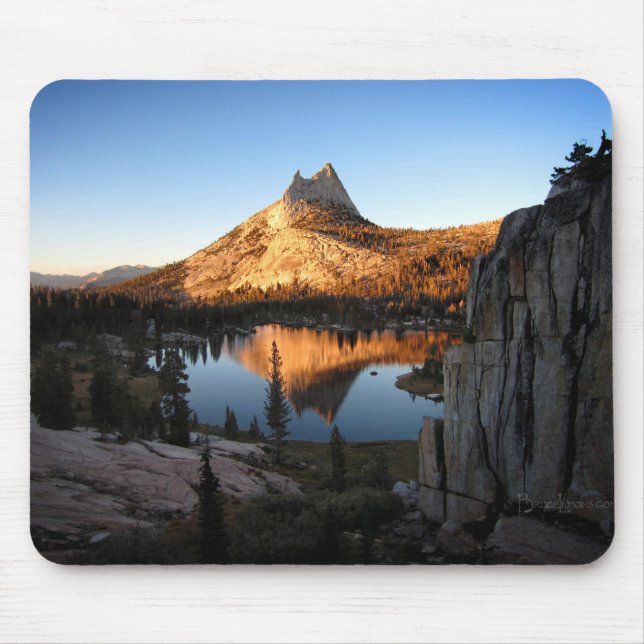 Mousepad Catedral Pico Sunset - Trilha de John Muir - Yosem (Frente)