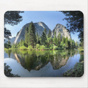 Mousepad Catedral Rochas sobre o rio Merced - Yosemite