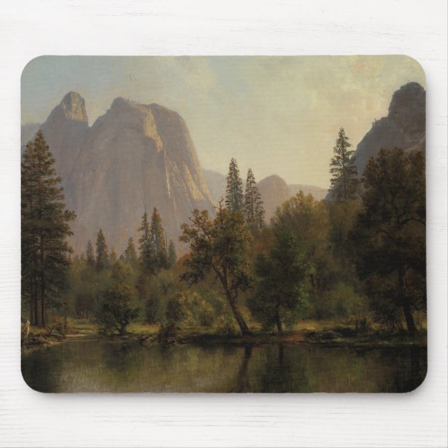 Mousepad Catedral Rochas, Vale Yosemite Albert Bierstadt (Frente)