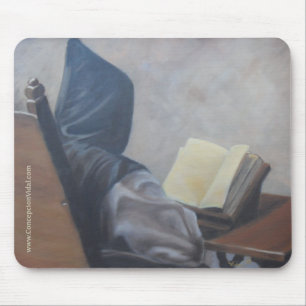 Mousepad católico customizável da monge