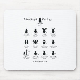 Mousepad Catology céptico simbólico/astrologia
