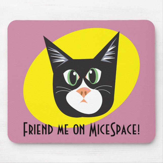 Mousepad Cats & Dogs_Furry Faces_Friend Me! (Frente)