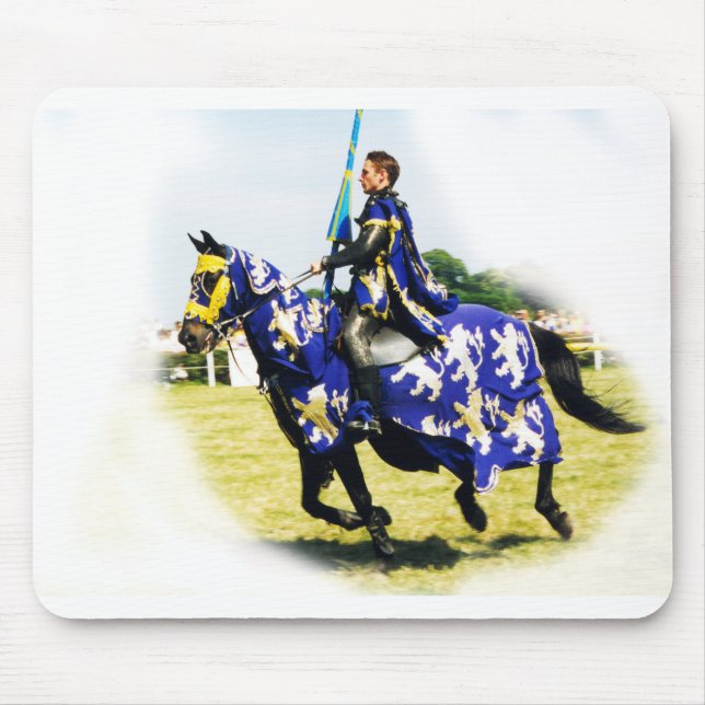 Mousepad Cavaleiro cavalgando cavalo (Frente)