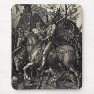 Mousepad Cavaleiro de Albrecht Dürer, morte e o diabo