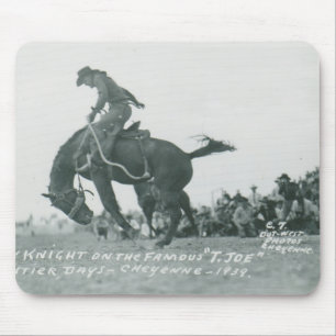 Mousepad Cavaleiro de Nick que monta T. Joe em dias de