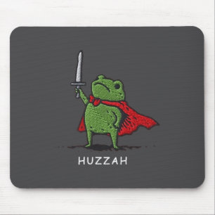 Mousepad Cavaleiro do Sapo Huzzah Citação Engraçada de Espa