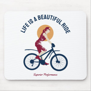 Mousepad Cavaleiro Elegante - A vida é uma bela viagem