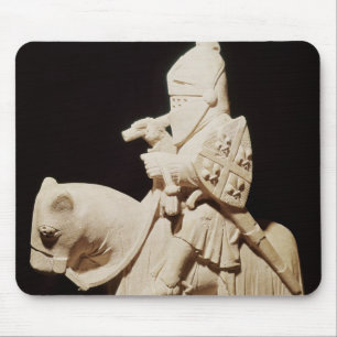Mousepad Cavaleiro na armadura em seu cavalo
