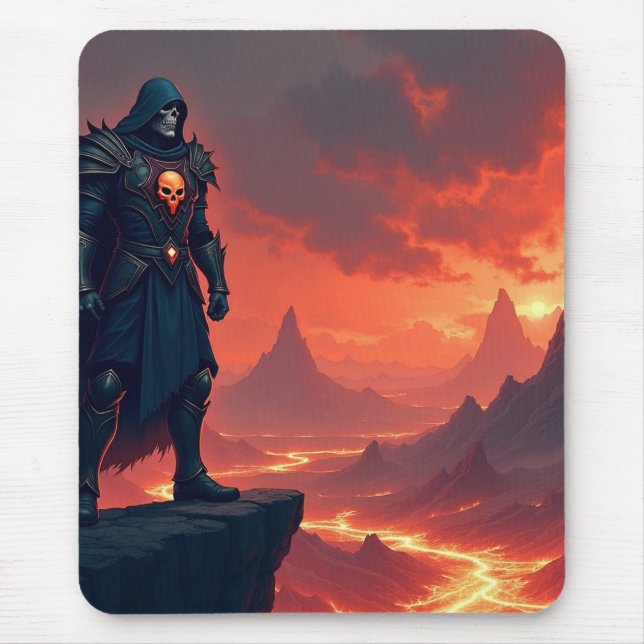 Mousepad Cavaleiro Negro da Chama (Frente)