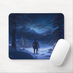 Mousepad Cavaleiro Pensivo da Terra das Maravilhas do Inver