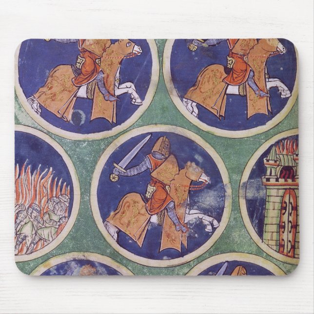 Mousepad Cavaleiros da Senhora 3516 fol.217v cinco (Frente)