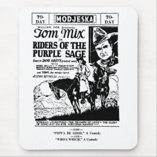 Mousepad Cavaleiros de Tom Mix do anúncio 1925 do sábio