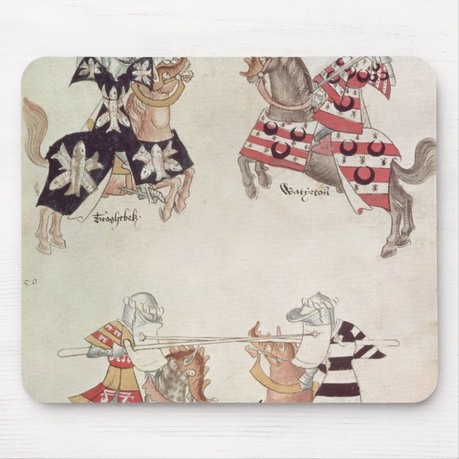 Mousepad Cavaleiros Jousting, de Livro do senhor Thomas (Frente)