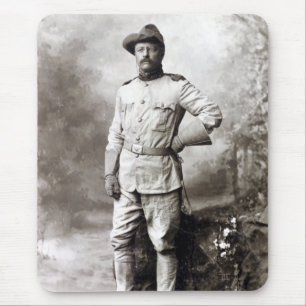 Mousepad Cavaleiros Rough Vintage Theodore Roosevelt