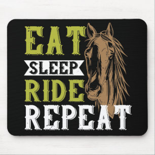 Mousepad Cavalgada Ocidental Cowgirl Equestre Cavalo